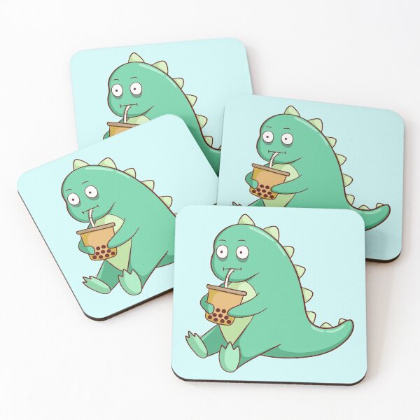Item preview, Boba Dino  designed and sold by Kleon Seo.