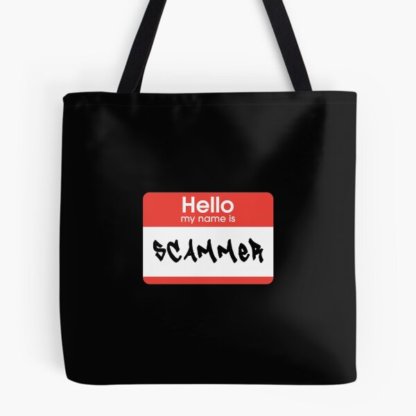 Item preview, Hello My Name Is Scammer Label  designed and sold by everything4eva.