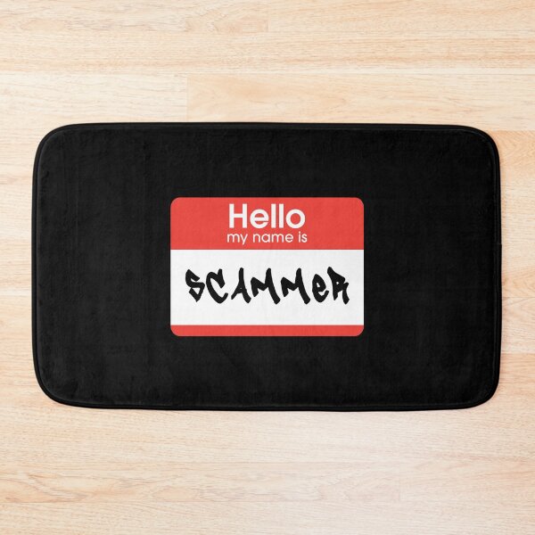 Item preview, Hello My Name Is Scammer Label  designed and sold by everything4eva.