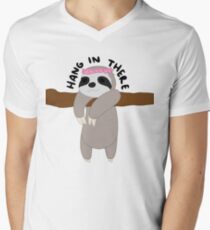 Hang in There Men's V-Neck T-Shirt