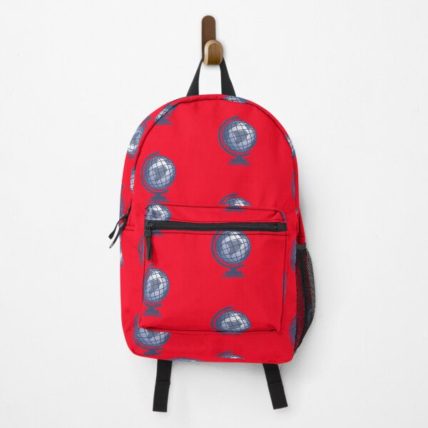Item preview, Blue Globe on Red Background designed and sold by Shaxspere.