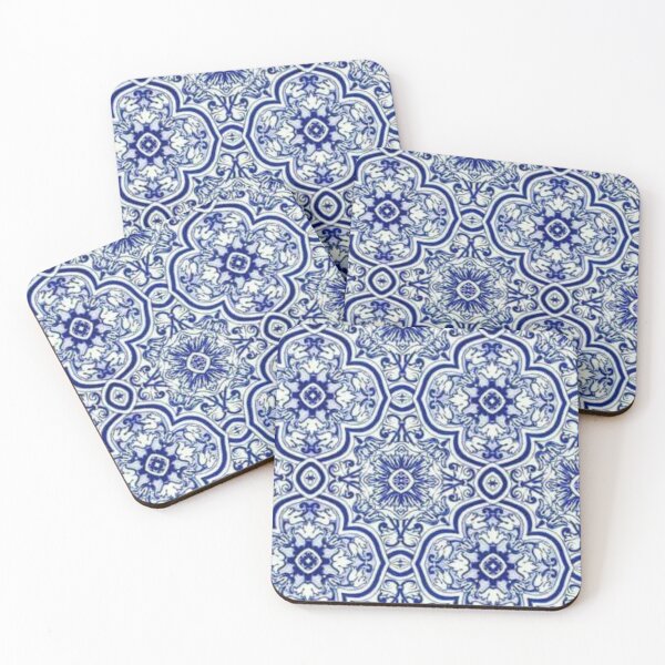 Item preview, Amazing Moroccan Crystal Blue pattern designed and sold by astrunb5.
