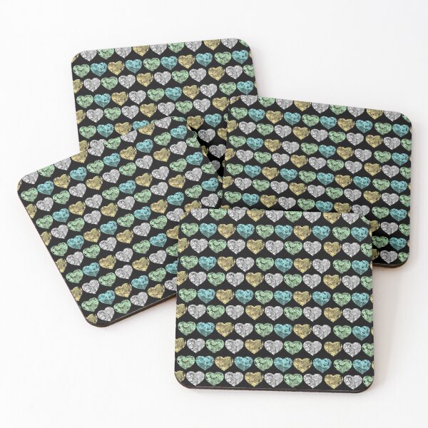 Item preview, Gem Heart Pattern & Sticker Pack designed and sold by RitaLaiArt.