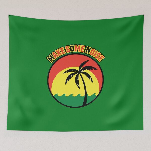 Item preview, ​Make Some Noise DJ Tropical Island Music Quote (MON) designed and sold by OneChange.