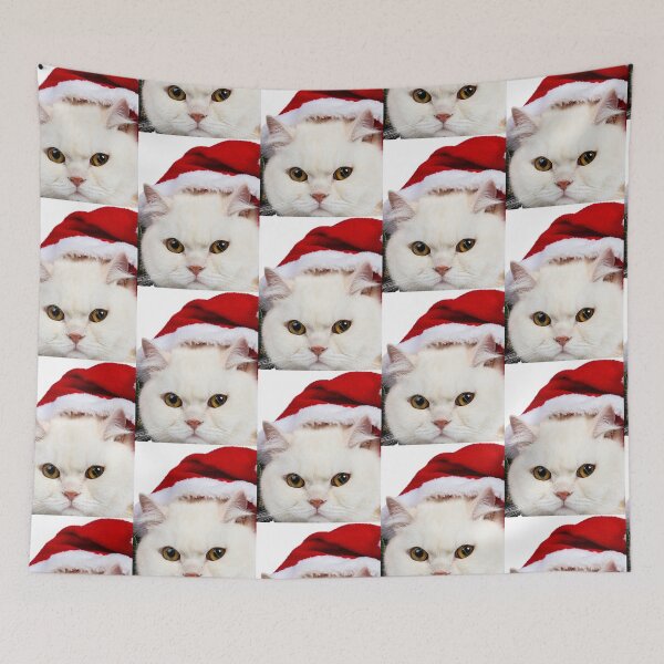 Item preview, PURFECT SANTA'S HELPER CAT designed and sold by OceansSupply.