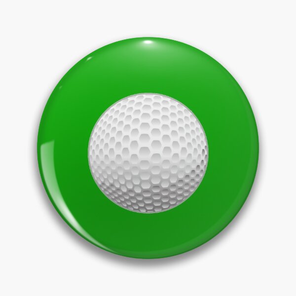 Artikelvorschau, Golfball auf grünem Hintergrund entworfen und verkauft von Shaxspere.