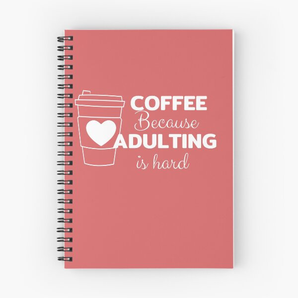 Item preview, Coffee Because Adulting is Hard designed and sold by pradpak.