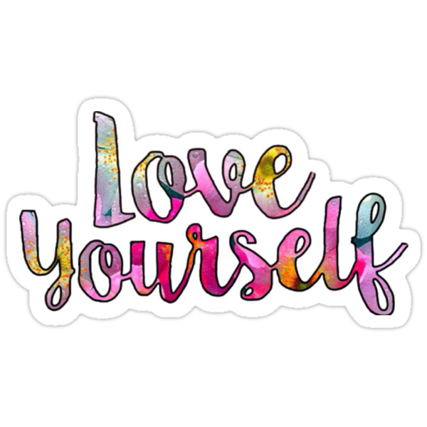 love yourself stickers by ebergi redbubble