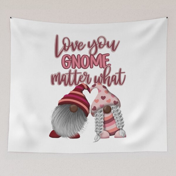 Item preview, Love You Gnome Matter What (text version, dark skin) designed and sold by Giannamo519.