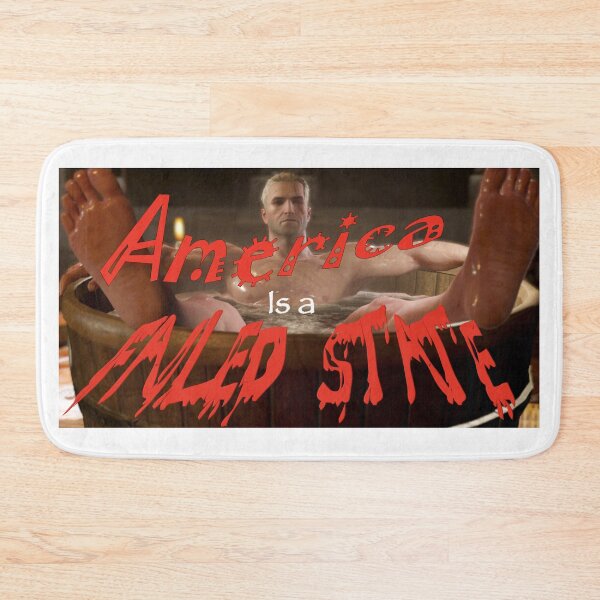 Item preview, Bathtub Geralt "America is a failed state" 1 designed and sold by duckyaisha.