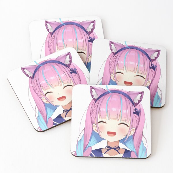 Item preview, Minato Aqua neko smile - Hololive designed and sold by OshiOki.