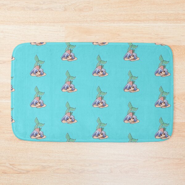 Item preview, Mermaid on Blue Background designed and sold by Shaxspere.