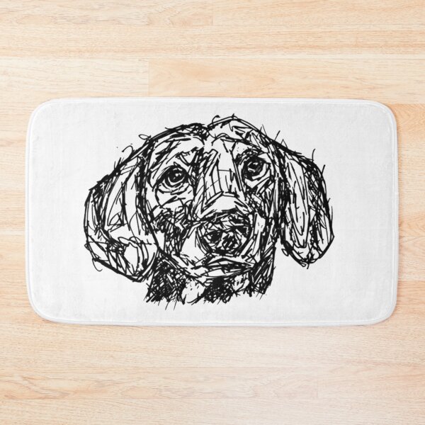 Item preview, Dachshund Head Sketch designed and sold by Ansocube.