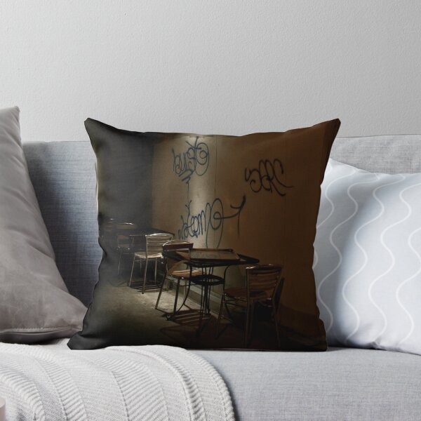 Item preview, Alley Cafe with Graffiti Urban Photograph designed and sold by J Teachey.