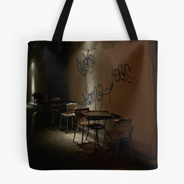 Item preview, Alley Cafe with Graffiti Urban Photograph designed and sold by J Teachey.
