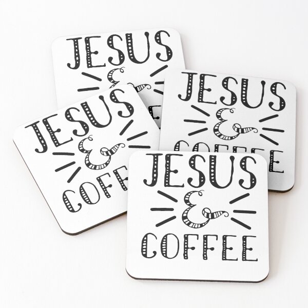 Item preview, Jesus And Coffee Quote Christian Coffee Lover designed and sold by Mytoonsquad.