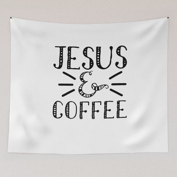 Item preview, Jesus And Coffee Quote Christian Coffee Lover designed and sold by Mytoonsquad.