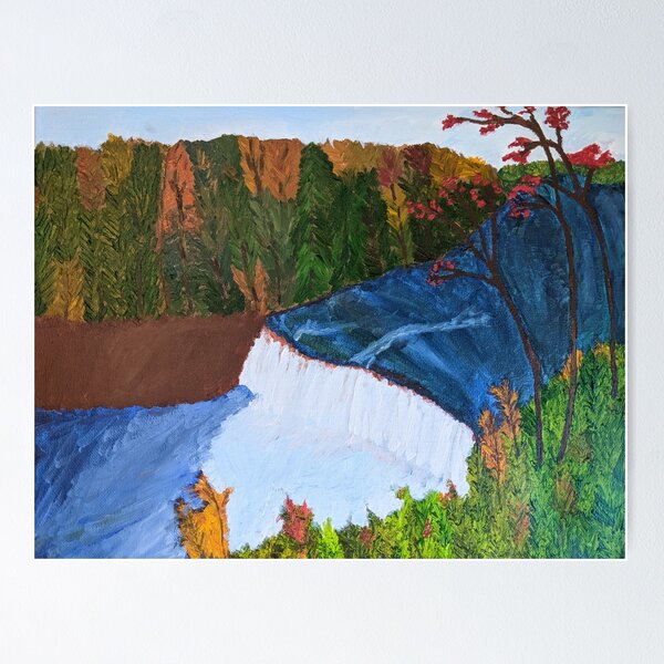 Item preview, Autumn Waterfall Print designed and sold by nandinis1.