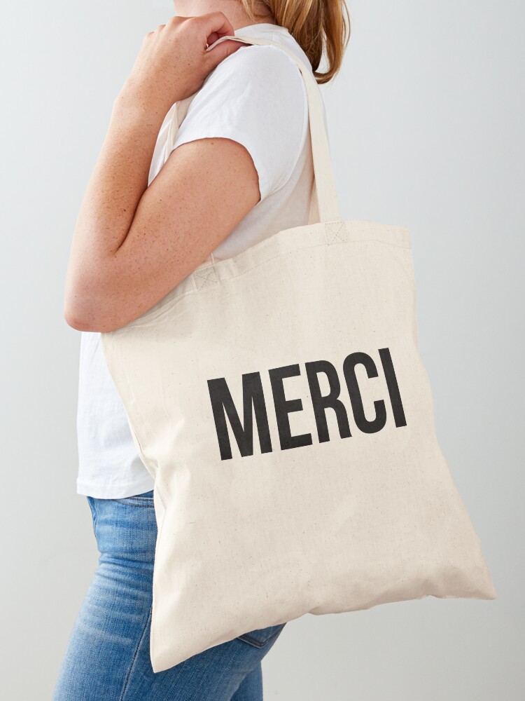 Merci  Tote Bag for Sale by Sikorae