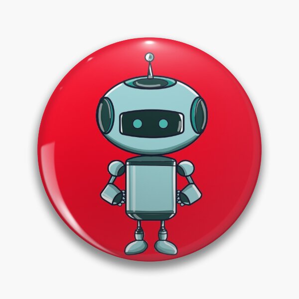 Artikelvorschau, Roboter auf rotem Hintergrund entworfen und verkauft von Shaxspere.