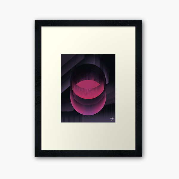 eyes on fire Framed Art Print