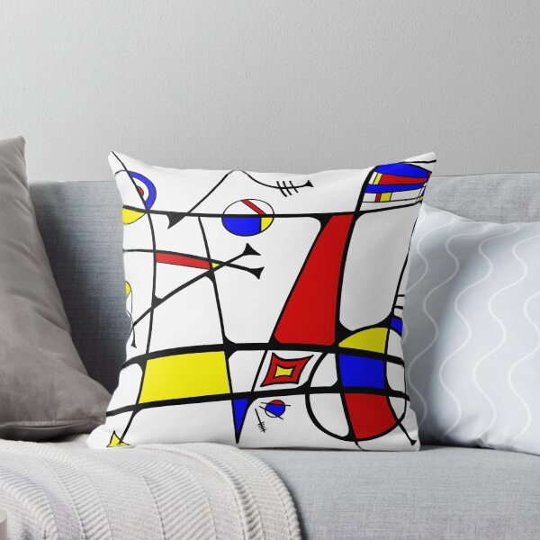 Aperçu de l'œuvre Abstrait inspiré de Miro créée et vendue par ZenHenna.