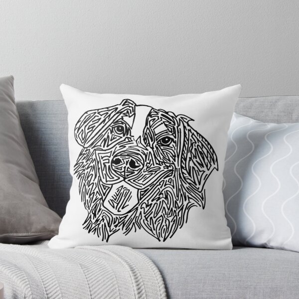 Item preview, Bernese Mountain Dog Head Sketch designed and sold by Ansocube.