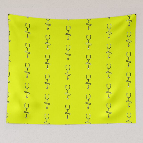 Item preview, Stethoscope on Yellow Background designed and sold by Shaxspere.