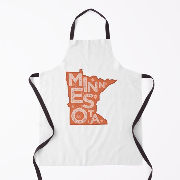 Item preview, Minnesota Map Typography Red designed and sold by HelloGentry.
