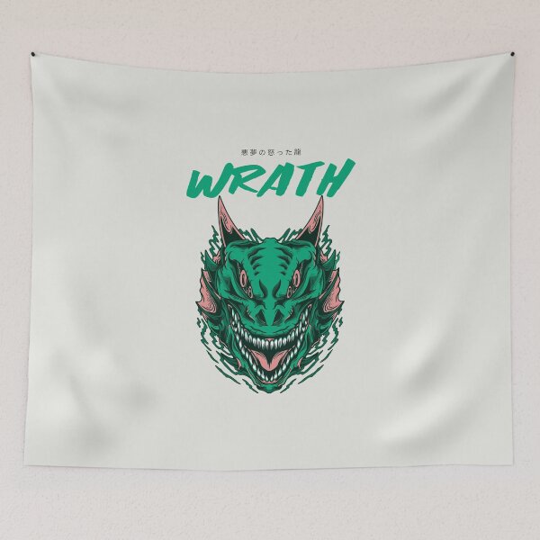 Item preview, WARTH | 悪  夢  の  怒  っ  た  龍 designed and sold by AladdinMktgs.