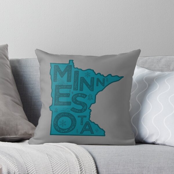 Item preview, Minnesota Map Typography Navy designed and sold by HelloGentry.