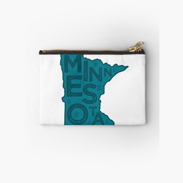 Item preview, Minnesota Map Typography Navy designed and sold by HelloGentry.