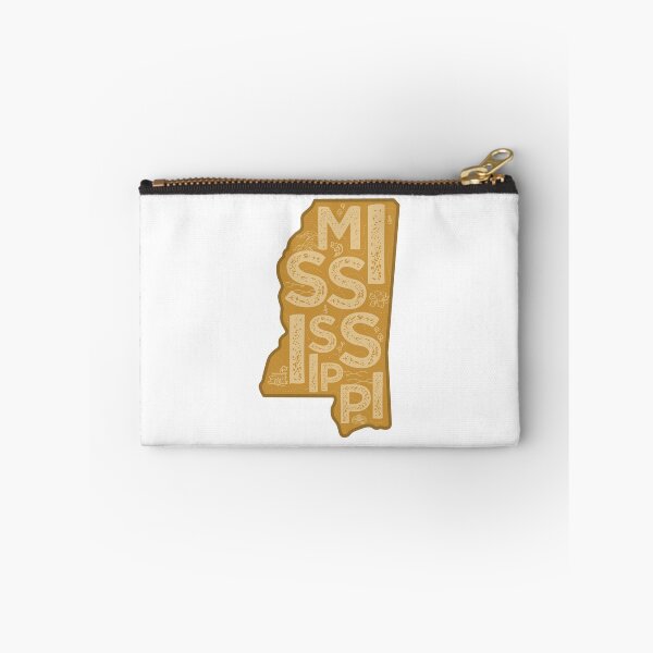 Item preview, Mississppi Map Typography Brown designed and sold by HelloGentry.