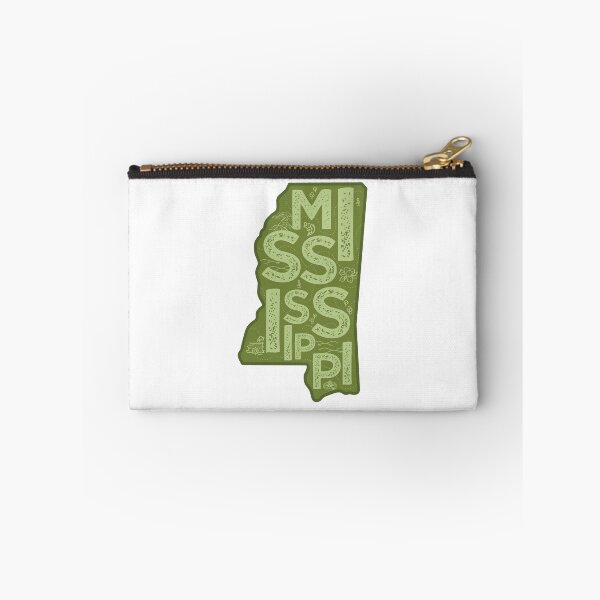 Item preview, Mississppi Map Typography Green designed and sold by HelloGentry.