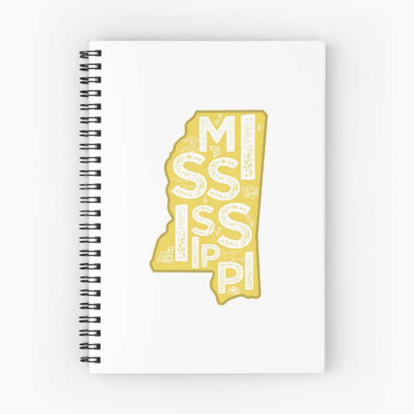 Item preview, Mississppi Map Typography Gold designed and sold by HelloGentry.
