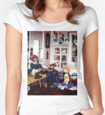 Haruko & Mamimi (Flcl) Women's Fitted Scoop T-Shirt
