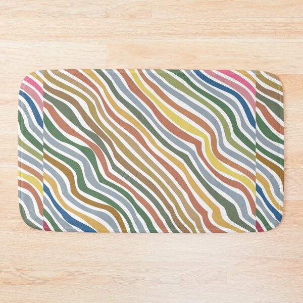 Item preview, Wavy Lines Patterns , Vintage Colorful Wavy Lines Patterns  designed and sold by garniturex.