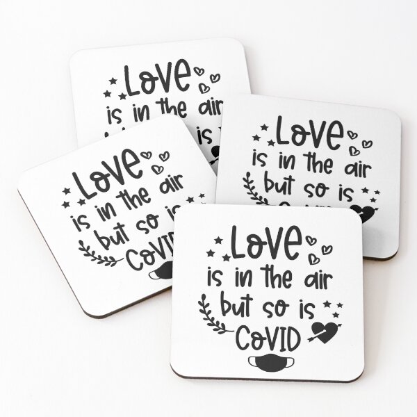 Item preview, Love is in the Air Pandemic Valentines Day- Valentine in Quarantine  designed and sold by younghopes.