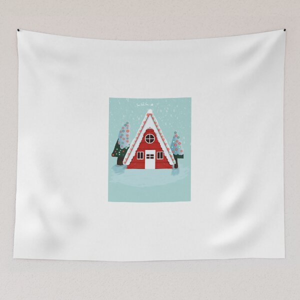 Item preview, Snowing cabin  designed and sold by Tannerart.