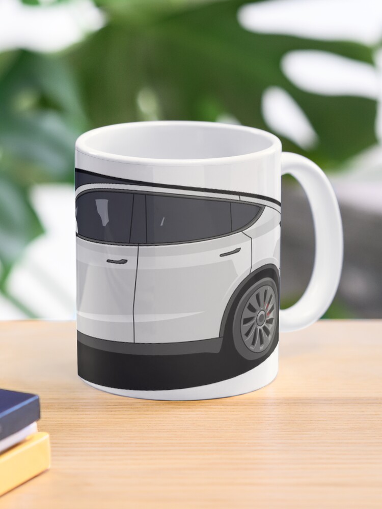 Tesla Emblem Coffee Mug Tesla Logo Cup Tesla Enthusiast Cup Electric Car  Gift