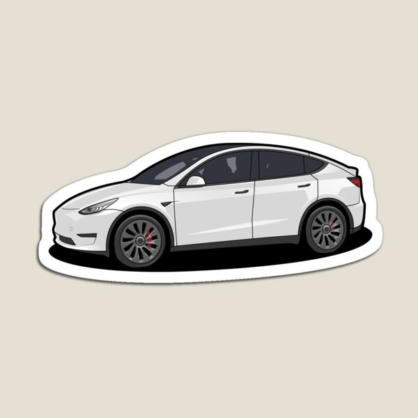 Artikel-Vorschau von Tesla Model Y Weiß, designt und verkauft von sugoishrimp.