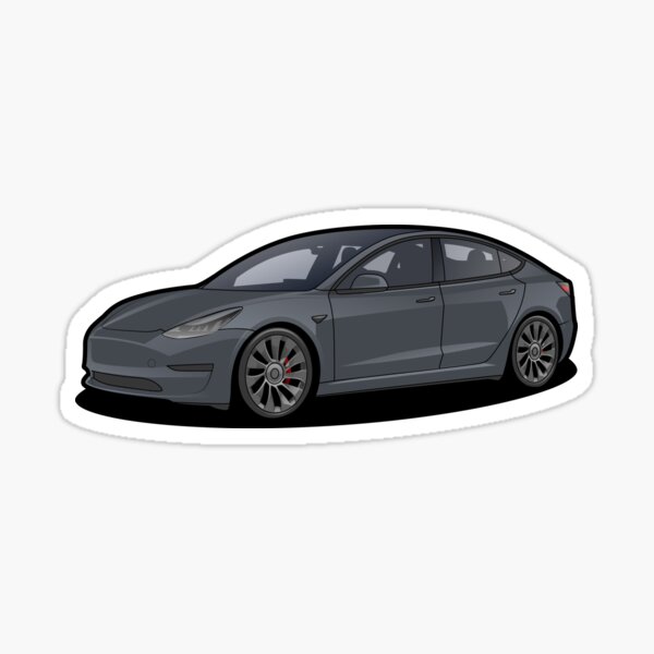 Artikel-Vorschau von Tesla Model 3 Silber, designt und verkauft von sugoishrimp.