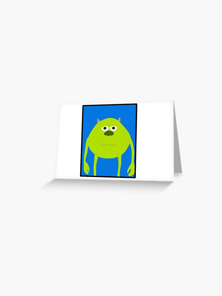 Monsters Inc Meme Greeting Cards for Sale
