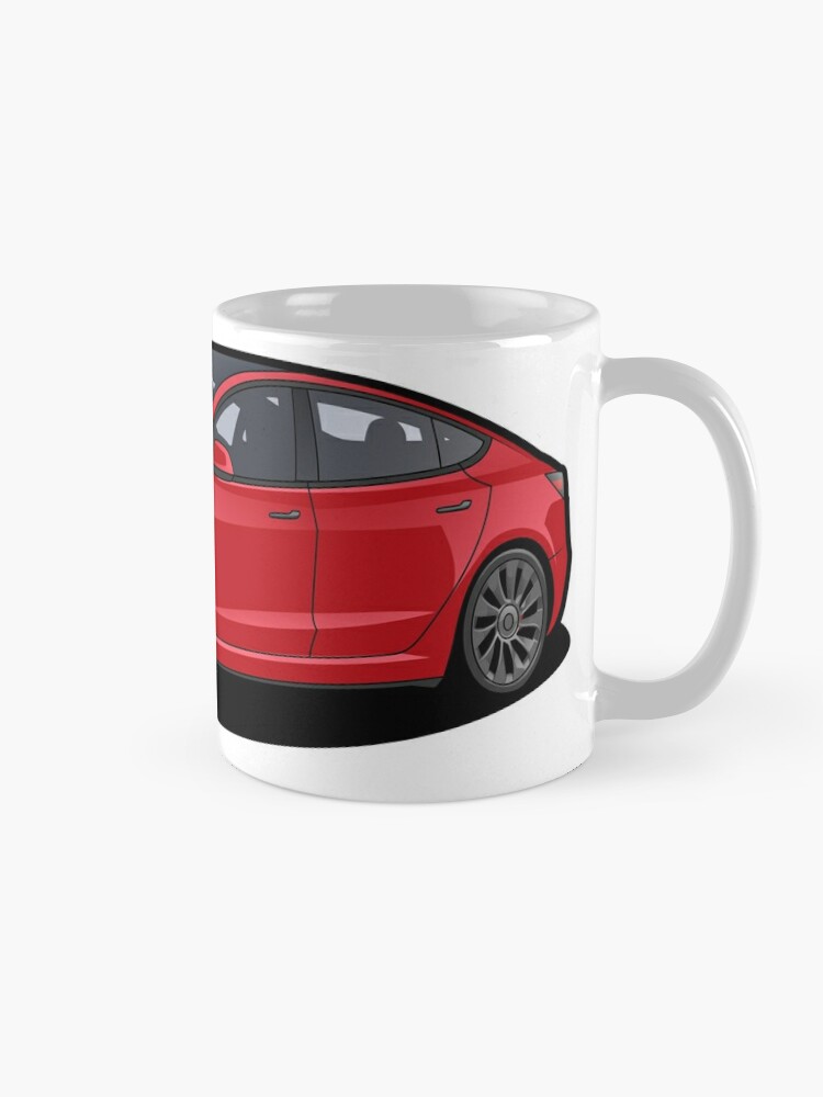 Tesla Model 3 Illustration | Coffee Mug