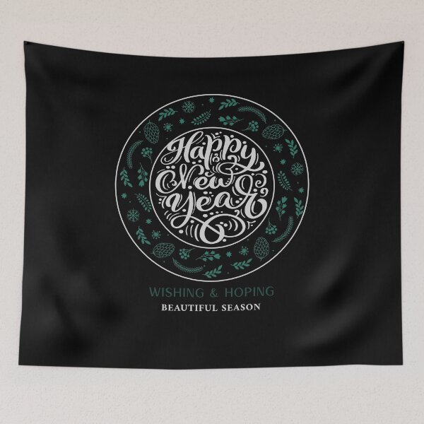 Item preview, Happy New Year, wishing & hoping beautiful season. designed and sold by Gavinstar.