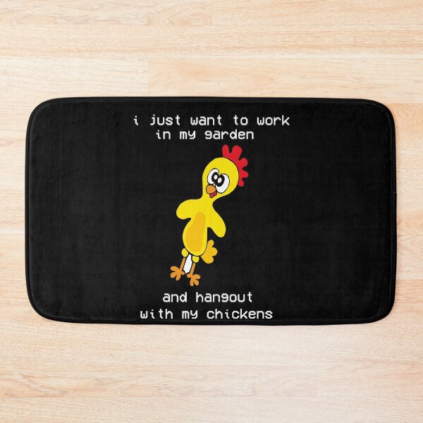 Item preview, I Just Want To Work In My Garden And Hangout With My Chickens designed and sold by Tilyasshop.