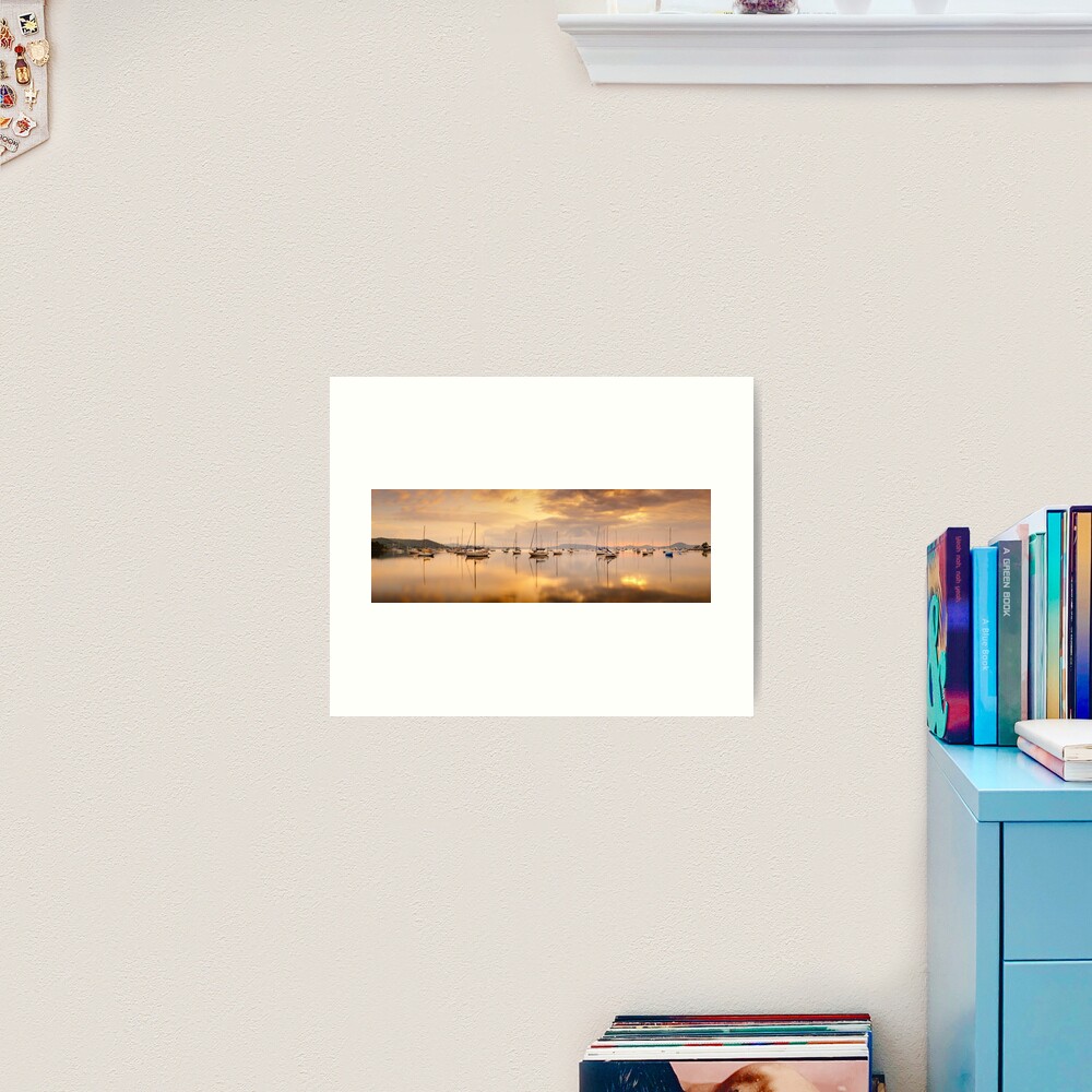 Koolewong Boats, New South Wales, Australia Art Print