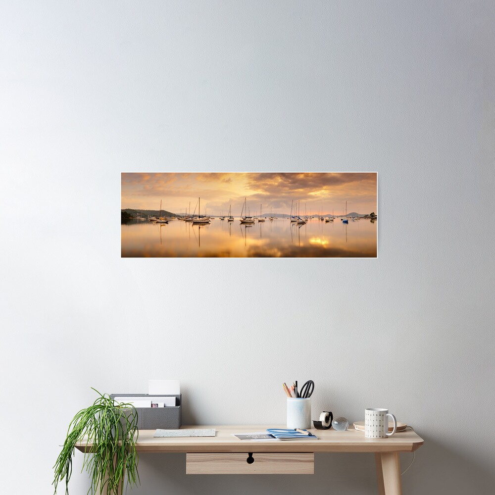 Koolewong Boats, New South Wales, Australia Poster