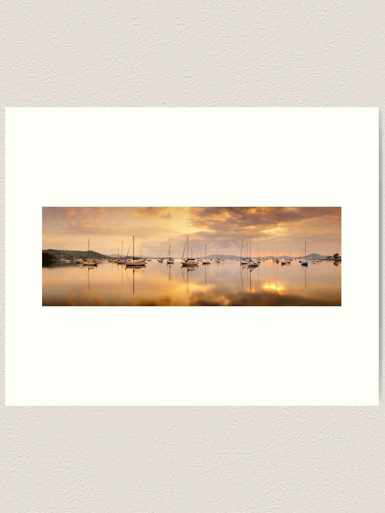 Alternate view of Koolewong Boats, New South Wales, Australia Art Print