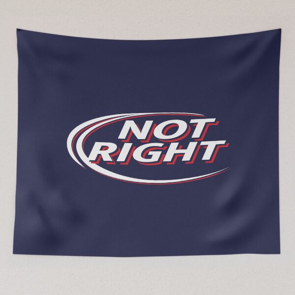 Item preview, NOT RIGHT designed and sold by Craftaholic.